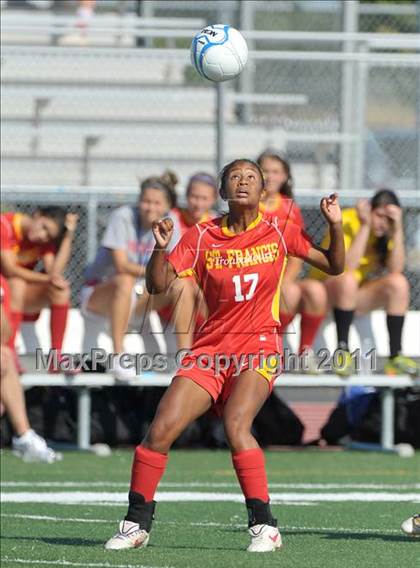 Thumbnail 2 in St. Francis vs. Davis (CIF SJS D1 Final) photogallery.