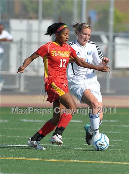 Thumbnail 1 in St. Francis vs. Davis (CIF SJS D1 Final) photogallery.