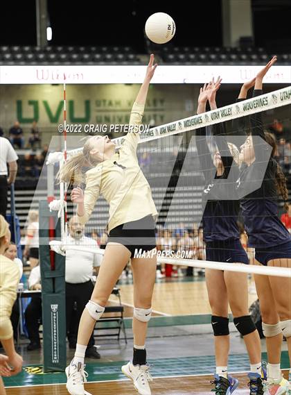 Thumbnail 3 in Corner Canyon vs. Davis (UHSAA 6A 6th & 8th Place Match) photogallery.