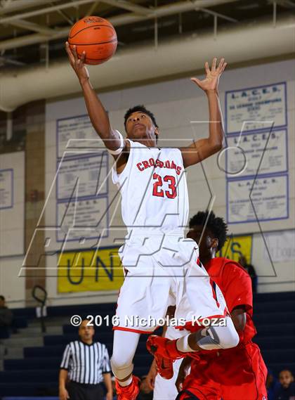 Thumbnail 3 in Crossroads vs. Colony (MLK Day Showdown) photogallery.