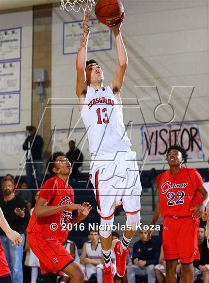 Thumbnail 1 in Crossroads vs. Colony (MLK Day Showdown) photogallery.