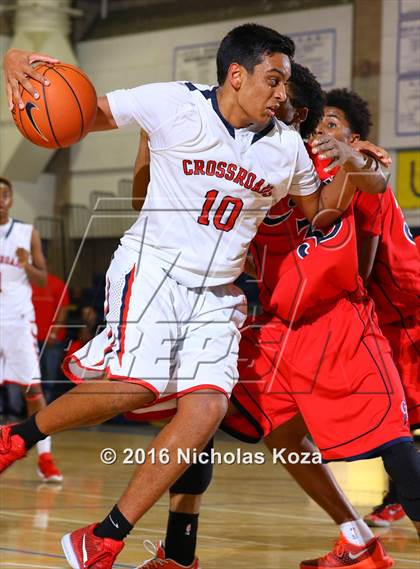 Thumbnail 2 in Crossroads vs. Colony (MLK Day Showdown) photogallery.