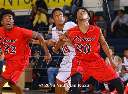 Thumbnail 3 in Crossroads vs. Colony (MLK Day Showdown) photogallery.