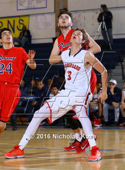 Thumbnail 1 in Crossroads vs. Colony (MLK Day Showdown) photogallery.