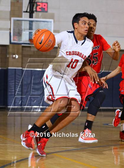 Thumbnail 3 in Crossroads vs. Colony (MLK Day Showdown) photogallery.