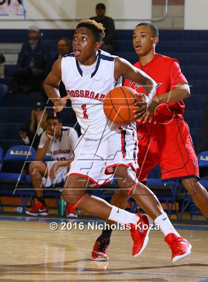 Thumbnail 2 in Crossroads vs. Colony (MLK Day Showdown) photogallery.
