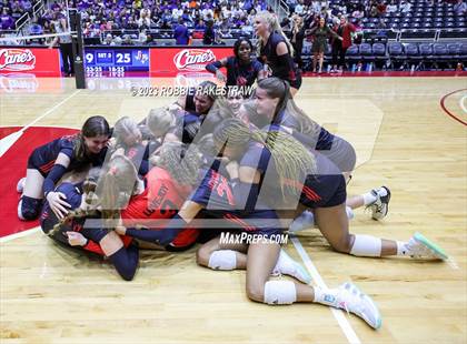 Thumbnail 3 in Liberty Hill vs. Lovejoy (UIL 5A Volleyball Final) photogallery.