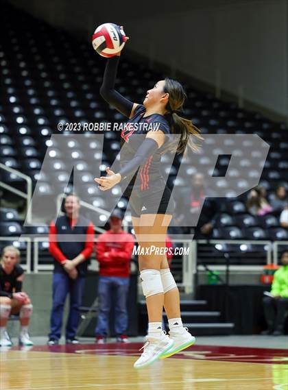 Thumbnail 3 in Liberty Hill vs. Lovejoy (UIL 5A Volleyball Final) photogallery.