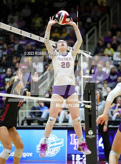 Thumbnail 2 in Liberty Hill vs. Lovejoy (UIL 5A Volleyball Final) photogallery.