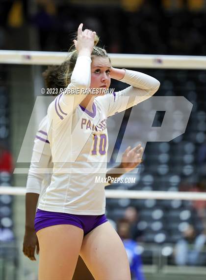 Thumbnail 1 in Liberty Hill vs. Lovejoy (UIL 5A Volleyball Final) photogallery.