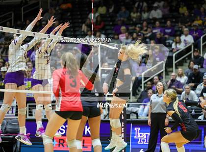 Thumbnail 3 in Liberty Hill vs. Lovejoy (UIL 5A Volleyball Final) photogallery.