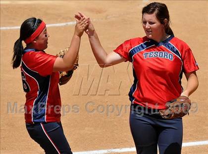 Thumbnail 2 in Tesoro vs. Glendora (CIF SS D3 Final) photogallery.