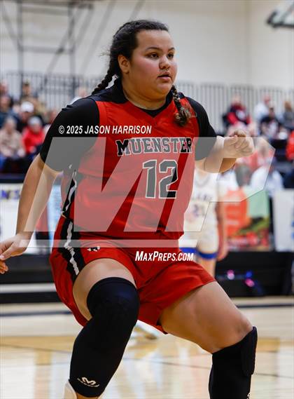 Thumbnail 1 in Muenster @ Bland (UIL Basketball 2A D1 Region 2 Bi-District) photogallery.