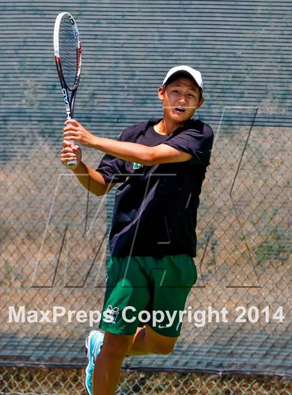 Thumbnail 1 in Jesuit v Miramonte (CIF NorCal Regional Team Tennis Championships) photogallery.
