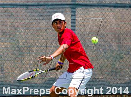 Thumbnail 3 in Jesuit v Miramonte (CIF NorCal Regional Team Tennis Championships) photogallery.