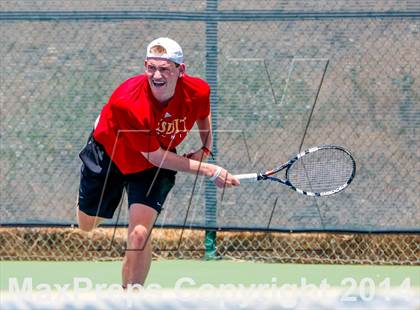 Thumbnail 2 in Jesuit v Miramonte (CIF NorCal Regional Team Tennis Championships) photogallery.