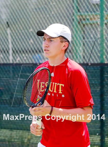 Thumbnail 1 in Jesuit v Miramonte (CIF NorCal Regional Team Tennis Championships) photogallery.