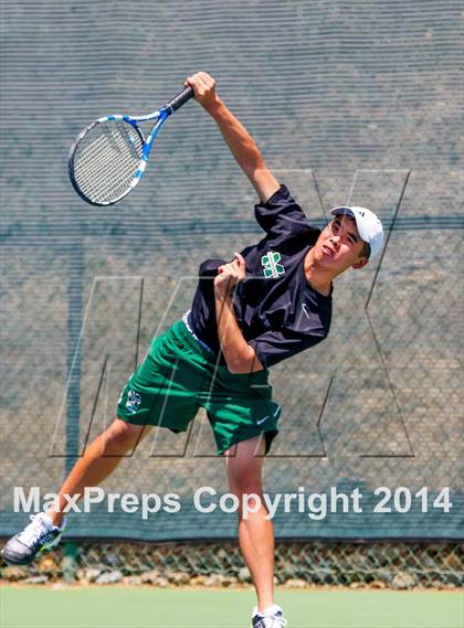 Thumbnail 2 in Jesuit v Miramonte (CIF NorCal Regional Team Tennis Championships) photogallery.