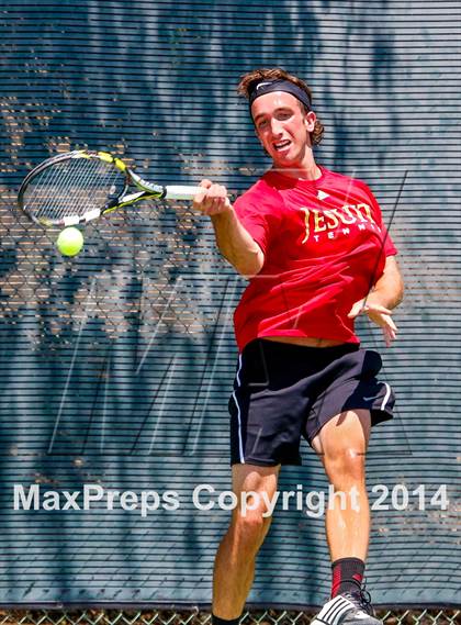Thumbnail 3 in Jesuit v Miramonte (CIF NorCal Regional Team Tennis Championships) photogallery.