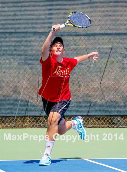 Thumbnail 3 in Jesuit v Miramonte (CIF NorCal Regional Team Tennis Championships) photogallery.