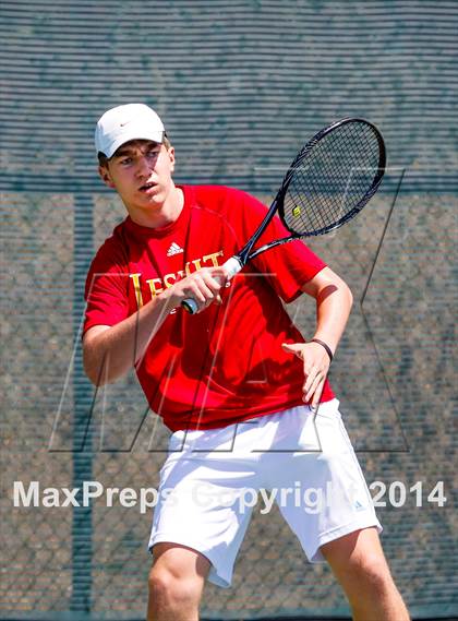 Thumbnail 1 in Jesuit v Miramonte (CIF NorCal Regional Team Tennis Championships) photogallery.
