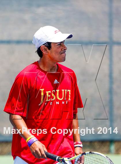 Thumbnail 1 in Jesuit v Miramonte (CIF NorCal Regional Team Tennis Championships) photogallery.