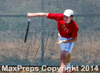 Thumbnail 2 in Jesuit v Miramonte (CIF NorCal Regional Team Tennis Championships) photogallery.