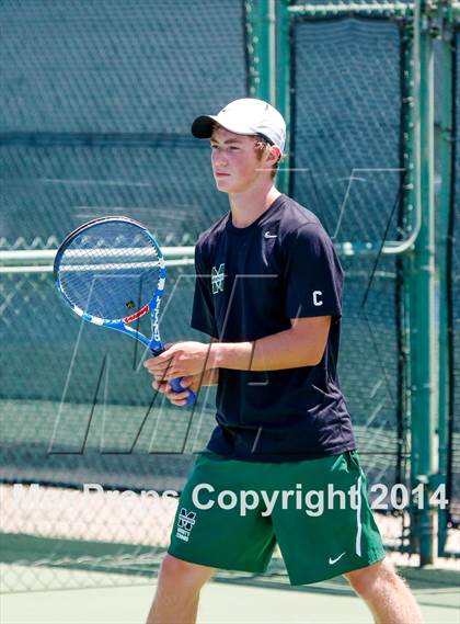 Thumbnail 1 in Jesuit v Miramonte (CIF NorCal Regional Team Tennis Championships) photogallery.
