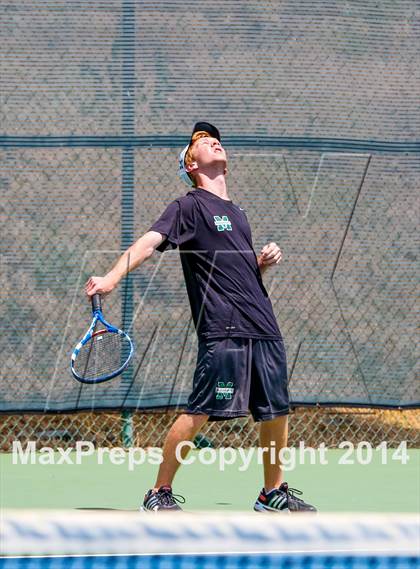 Thumbnail 1 in Jesuit v Miramonte (CIF NorCal Regional Team Tennis Championships) photogallery.