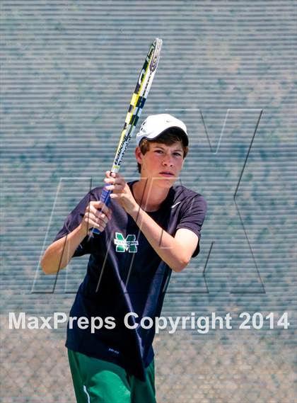Thumbnail 2 in Jesuit v Miramonte (CIF NorCal Regional Team Tennis Championships) photogallery.