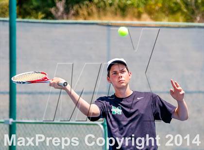 Thumbnail 2 in Jesuit v Miramonte (CIF NorCal Regional Team Tennis Championships) photogallery.