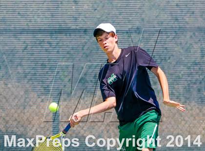 Thumbnail 2 in Jesuit v Miramonte (CIF NorCal Regional Team Tennis Championships) photogallery.