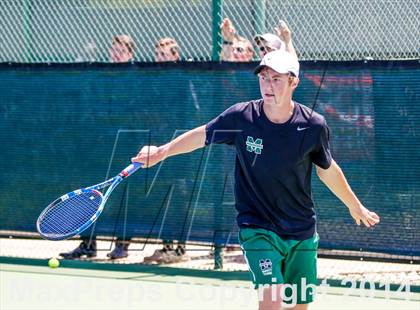 Thumbnail 2 in Jesuit v Miramonte (CIF NorCal Regional Team Tennis Championships) photogallery.