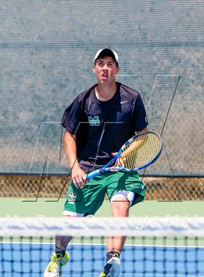 Thumbnail 2 in Jesuit v Miramonte (CIF NorCal Regional Team Tennis Championships) photogallery.