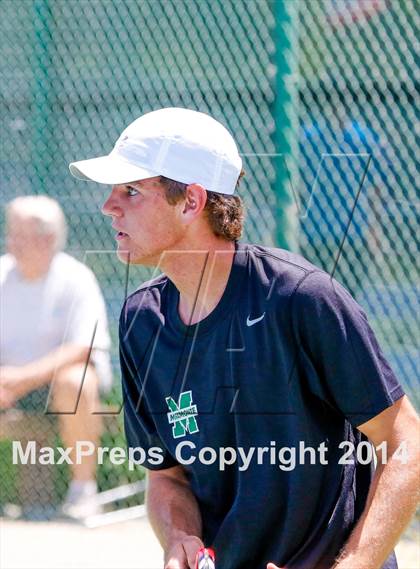 Thumbnail 1 in Jesuit v Miramonte (CIF NorCal Regional Team Tennis Championships) photogallery.