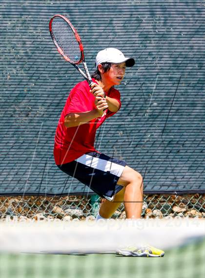Thumbnail 2 in Jesuit v Miramonte (CIF NorCal Regional Team Tennis Championships) photogallery.