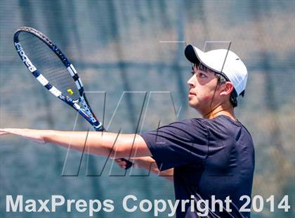 Thumbnail 2 in Jesuit v Miramonte (CIF NorCal Regional Team Tennis Championships) photogallery.