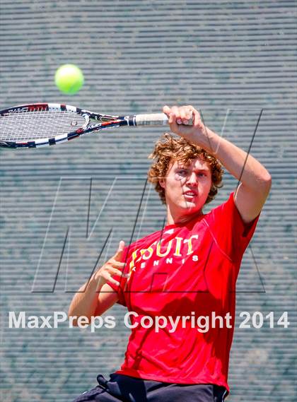 Thumbnail 1 in Jesuit v Miramonte (CIF NorCal Regional Team Tennis Championships) photogallery.