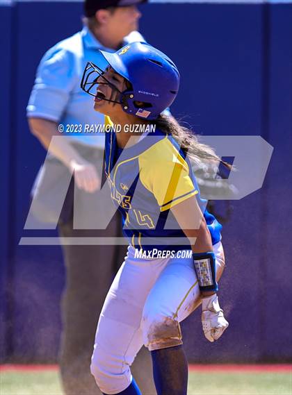 Thumbnail 2 in Dos Palos @ Boron (CIF CS Softball Championships- Division 5) photogallery.