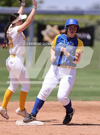 Thumbnail 3 in Dos Palos @ Boron (CIF CS Softball Championships- Division 5) photogallery.
