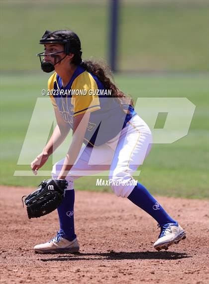 Thumbnail 3 in Dos Palos @ Boron (CIF CS Softball Championships- Division 5) photogallery.