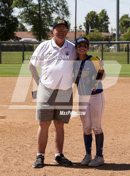 Thumbnail 2 in Dos Palos @ Boron (CIF CS Softball Championships- Division 5) photogallery.