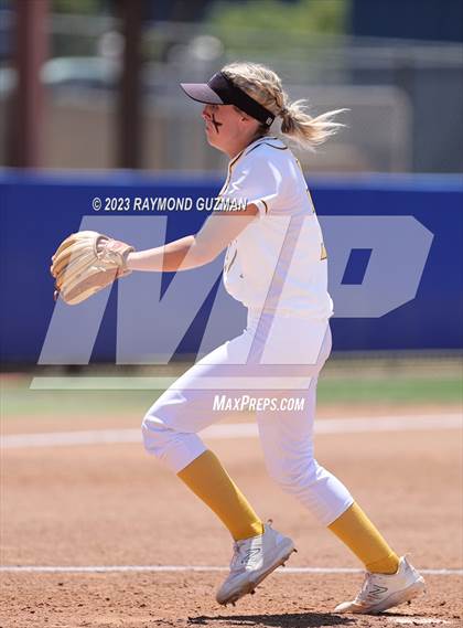 Thumbnail 3 in Dos Palos @ Boron (CIF CS Softball Championships- Division 5) photogallery.