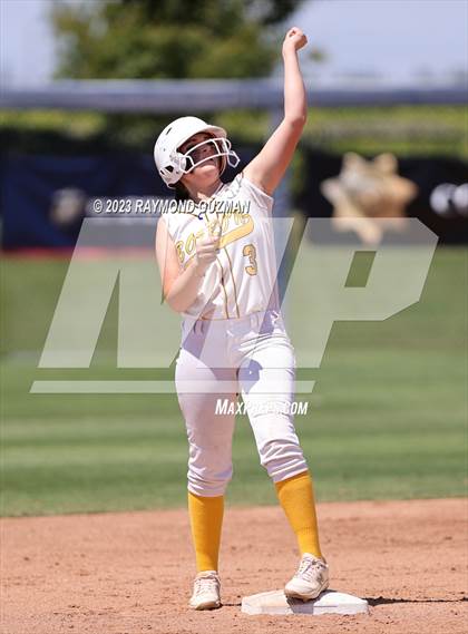 Thumbnail 3 in Dos Palos @ Boron (CIF CS Softball Championships- Division 5) photogallery.