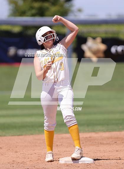Thumbnail 2 in Dos Palos @ Boron (CIF CS Softball Championships- Division 5) photogallery.
