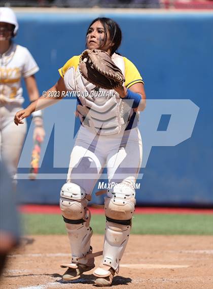 Thumbnail 3 in Dos Palos @ Boron (CIF CS Softball Championships- Division 5) photogallery.
