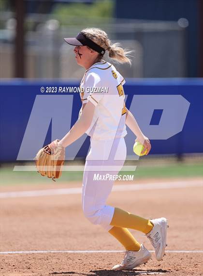 Thumbnail 2 in Dos Palos @ Boron (CIF CS Softball Championships- Division 5) photogallery.