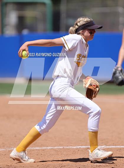 Thumbnail 3 in Dos Palos @ Boron (CIF CS Softball Championships- Division 5) photogallery.