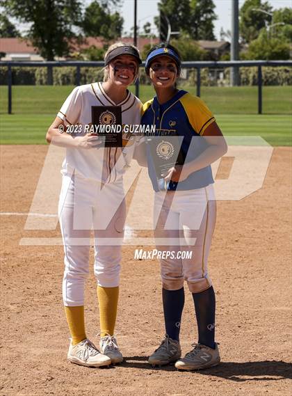 Thumbnail 2 in Dos Palos @ Boron (CIF CS Softball Championships- Division 5) photogallery.