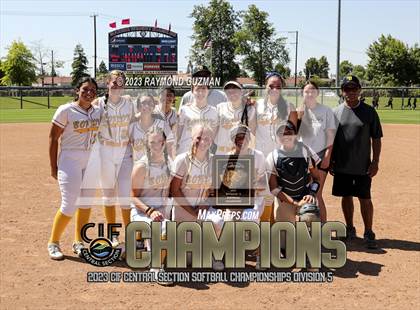 Thumbnail 1 in Dos Palos @ Boron (CIF CS Softball Championships- Division 5) photogallery.
